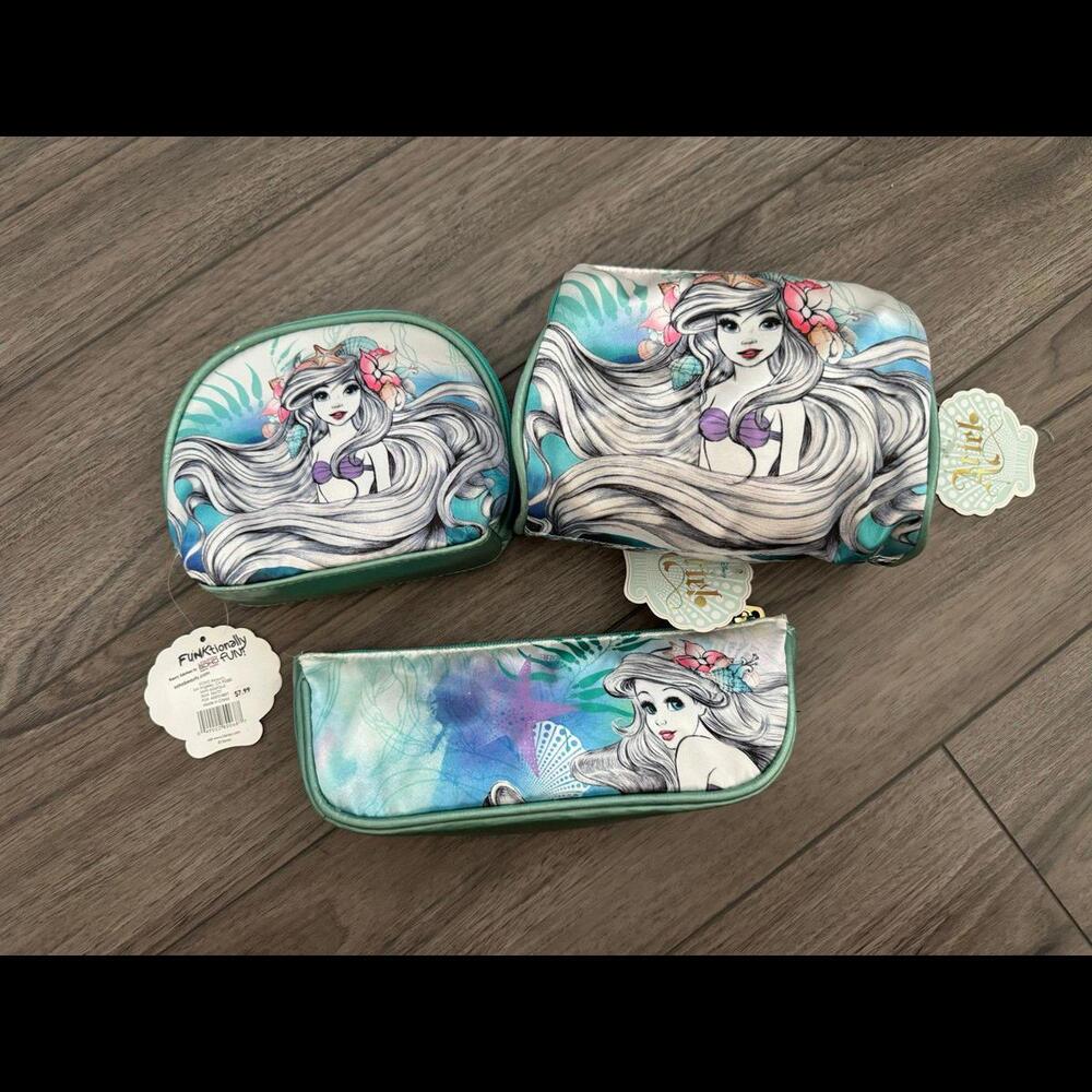 SOHO Disney Ariel Mermaid Makeup Bag Set